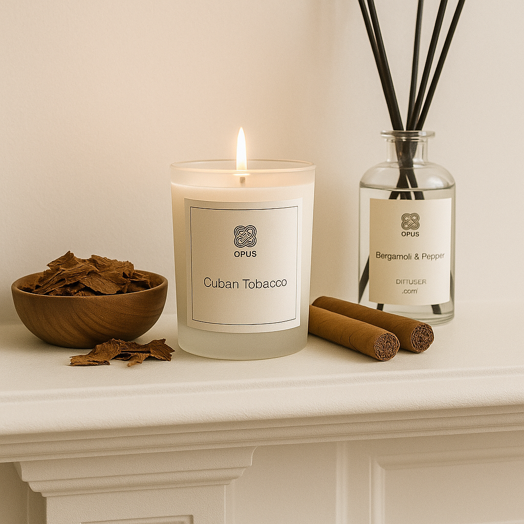 Cuban Tobacco Fragranced candle