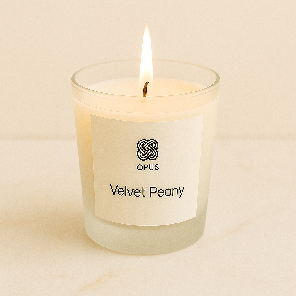 Velvet Peony  Fragranced Candle