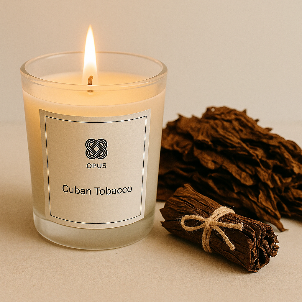 Cuban Tobacco Fragranced candle